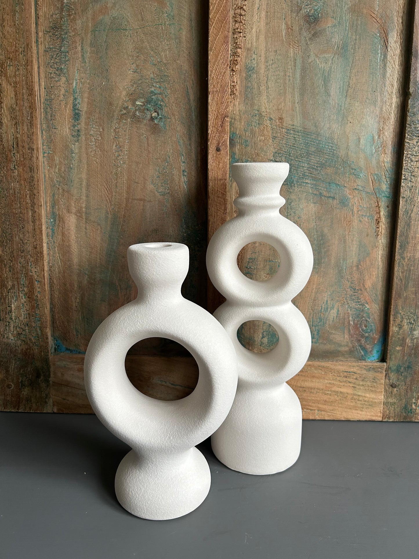 Keramieken kandelaar