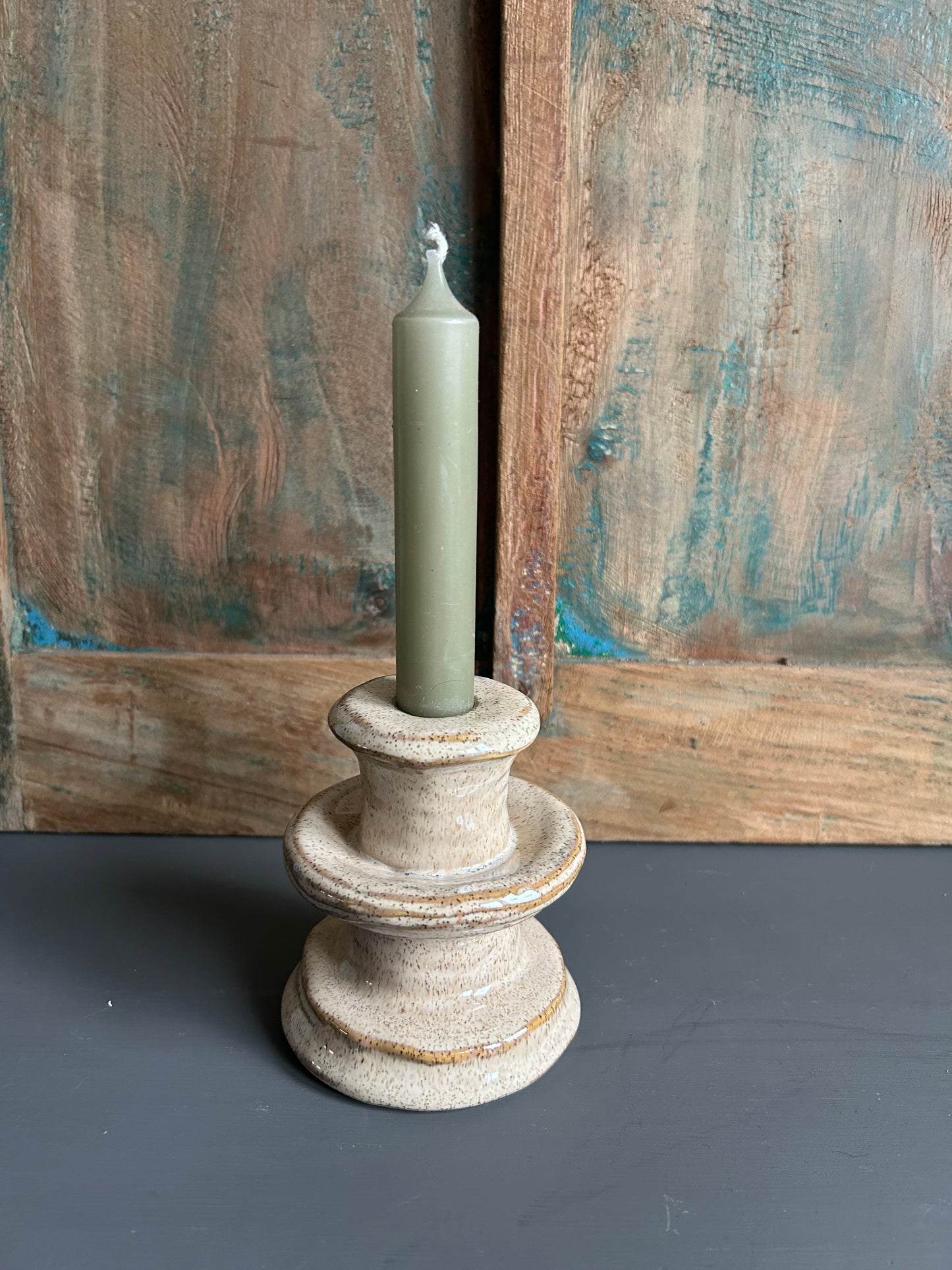 Keramieken kandelaar