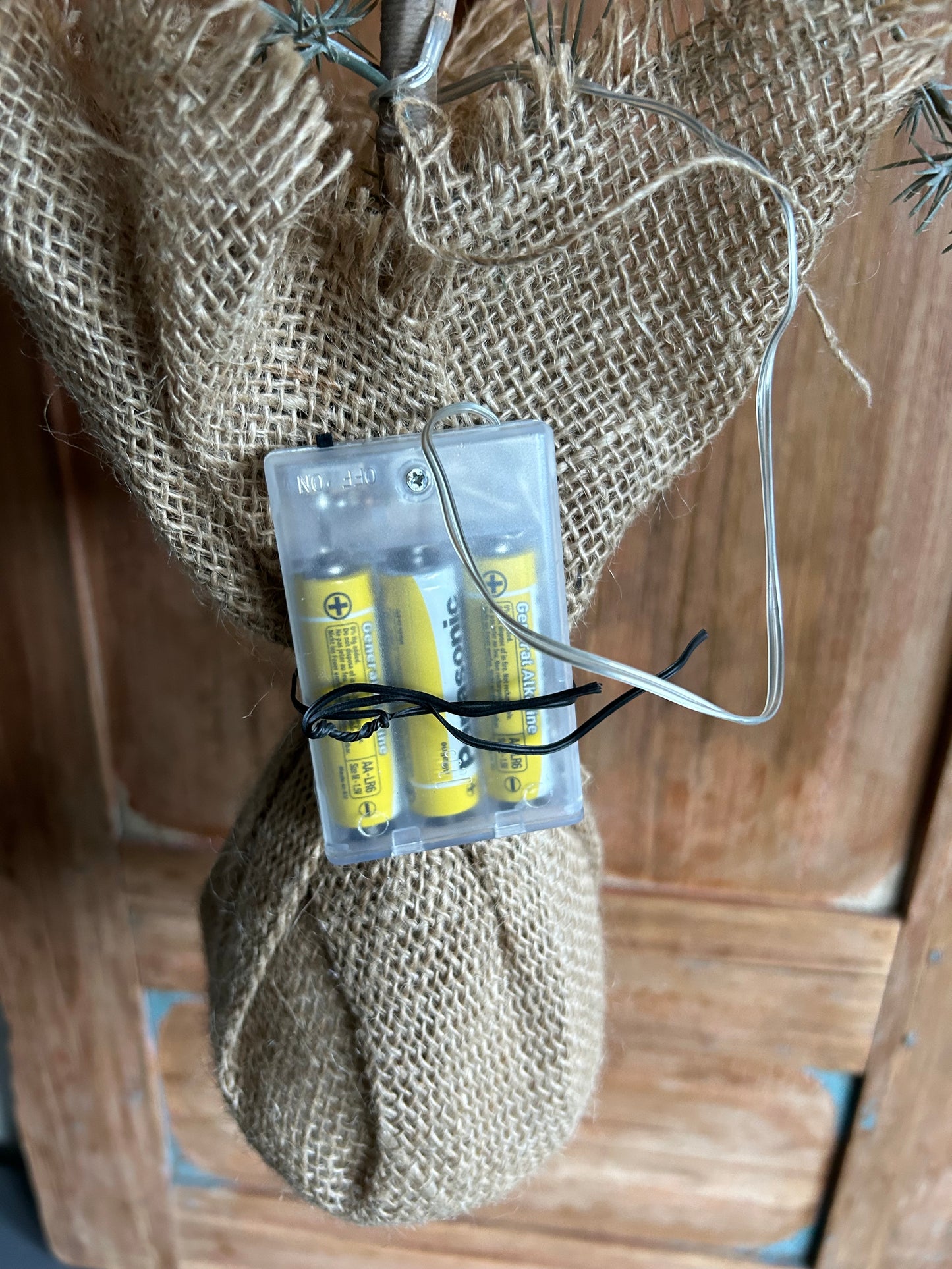 Cederboompje met verlichting