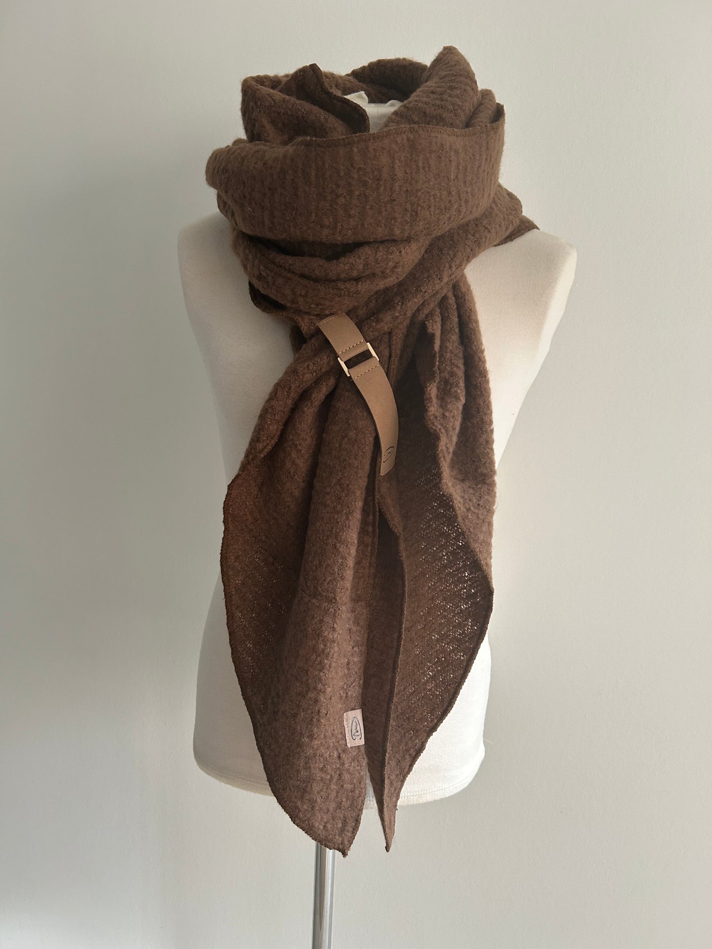 bruine sjaal