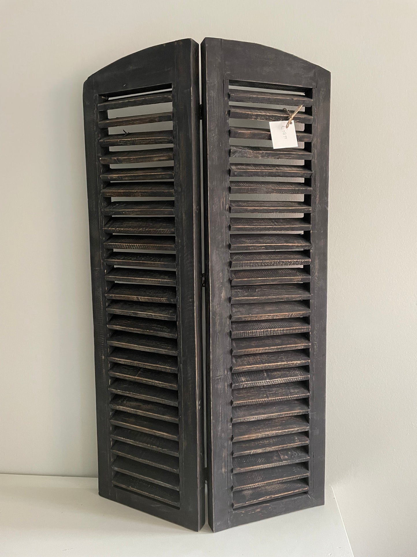 Tweeluik van hout 60cm hoog