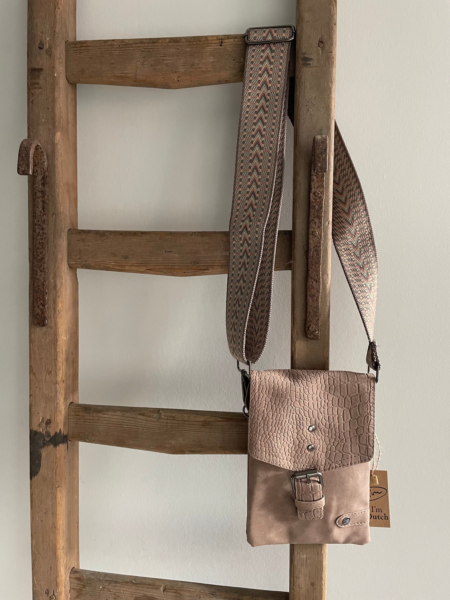 I'm dutch schoudertasje zand Egmond