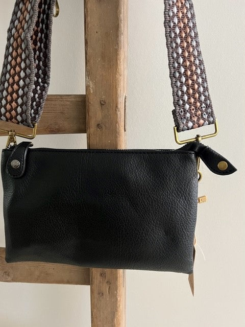 Zwart schoudertasje - New york