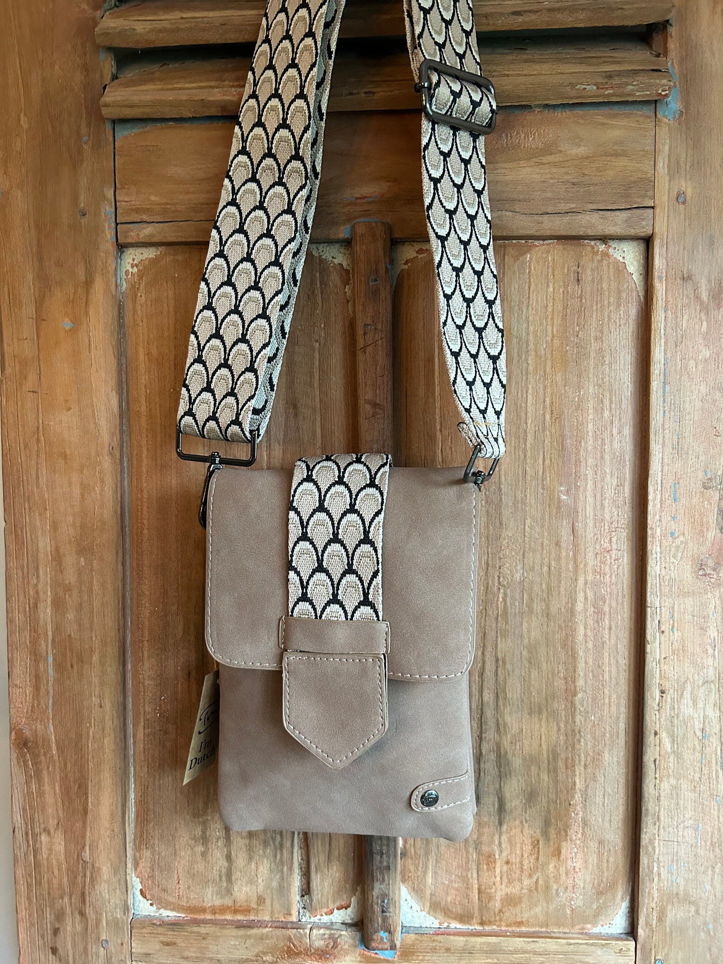 Camel crossbody/telefoontasje -Metz