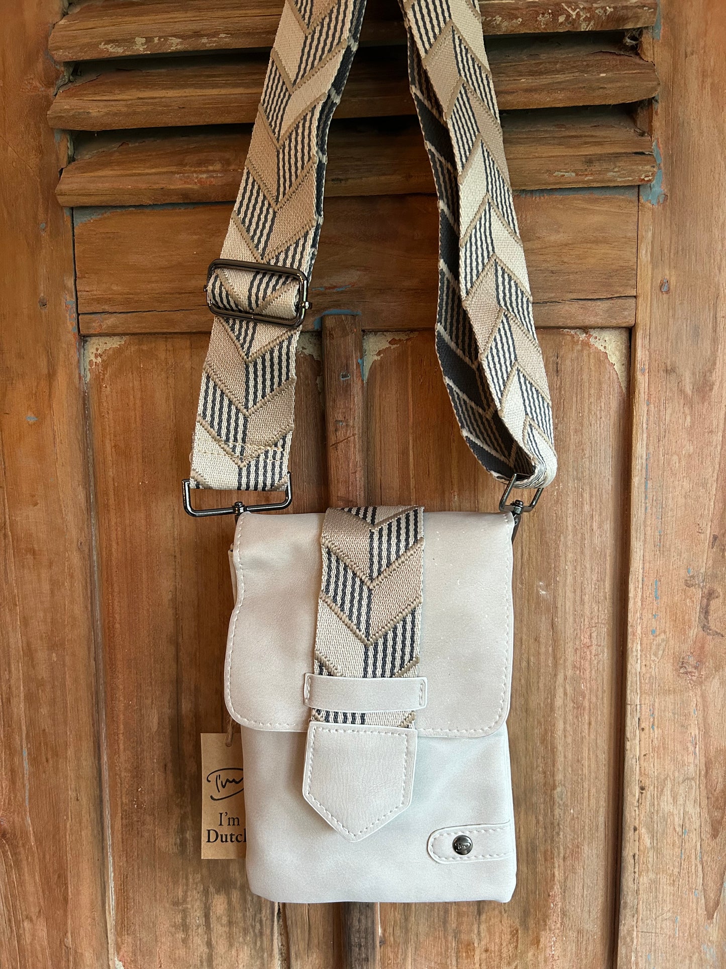 Naturel crossbody/telefoontasje -Metz