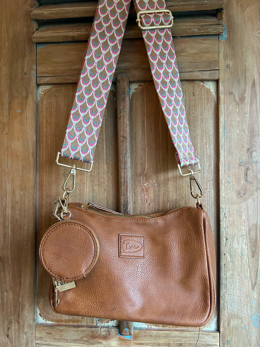 Camel schoudertas -Monto