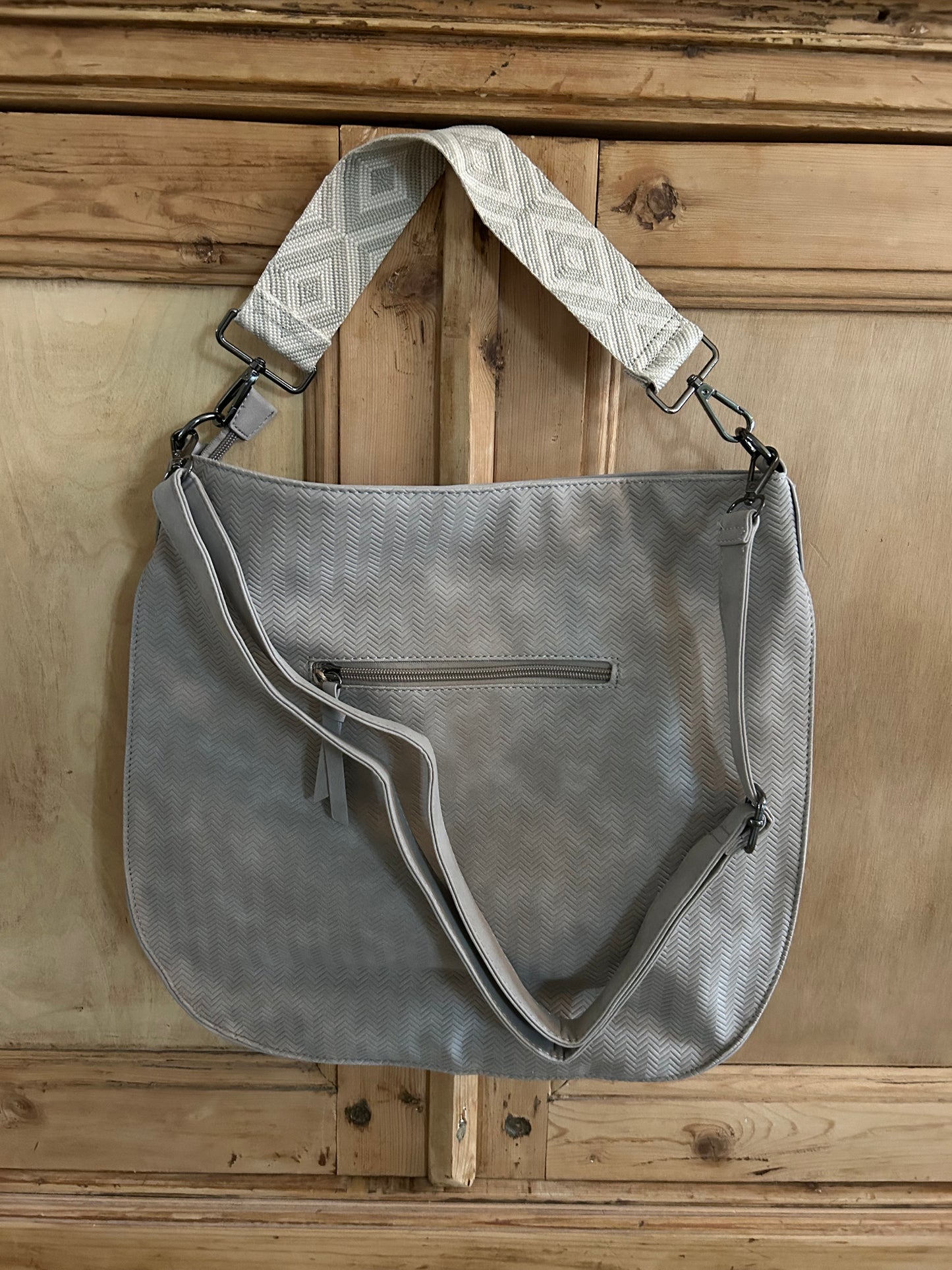 Grijs Lissabon schoudertas/shopper
