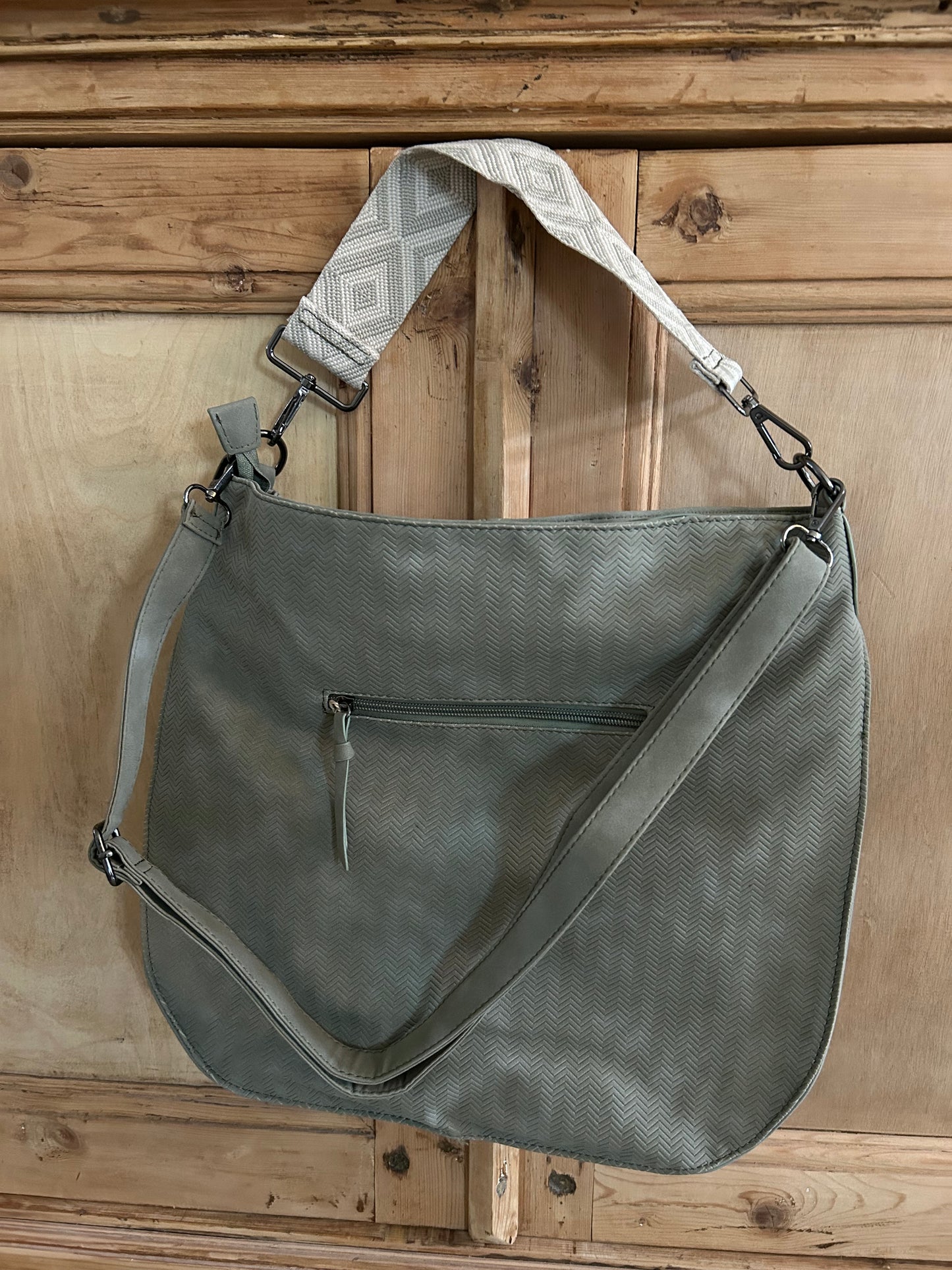 Groen Lissabon schoudertas/shopper