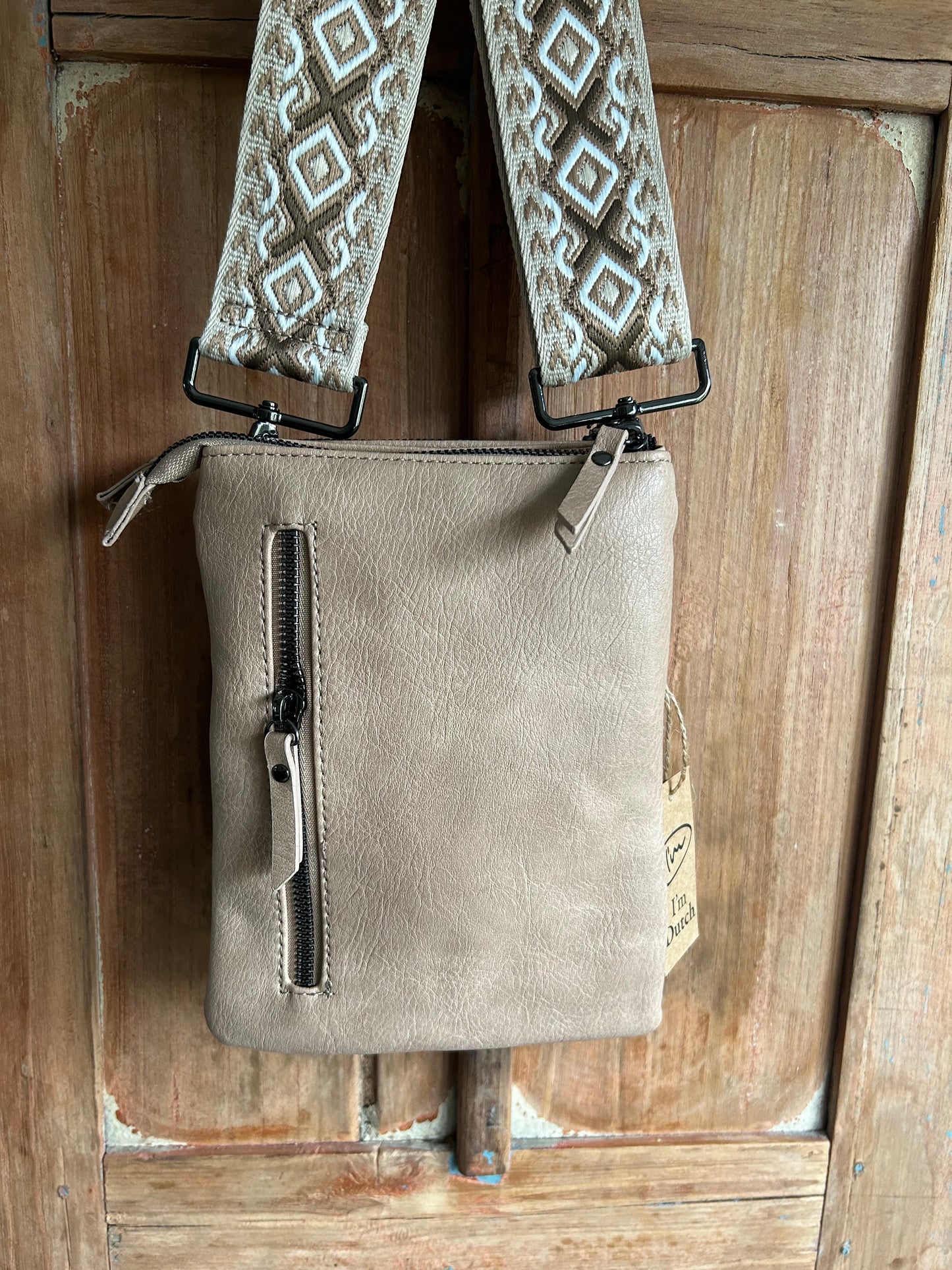 Sand telefoon en schoudertasje - Tyler new