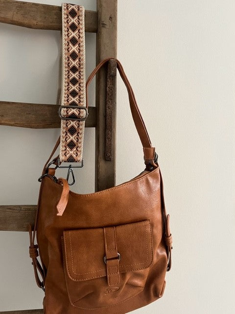 Camel rugzak/schoudertas