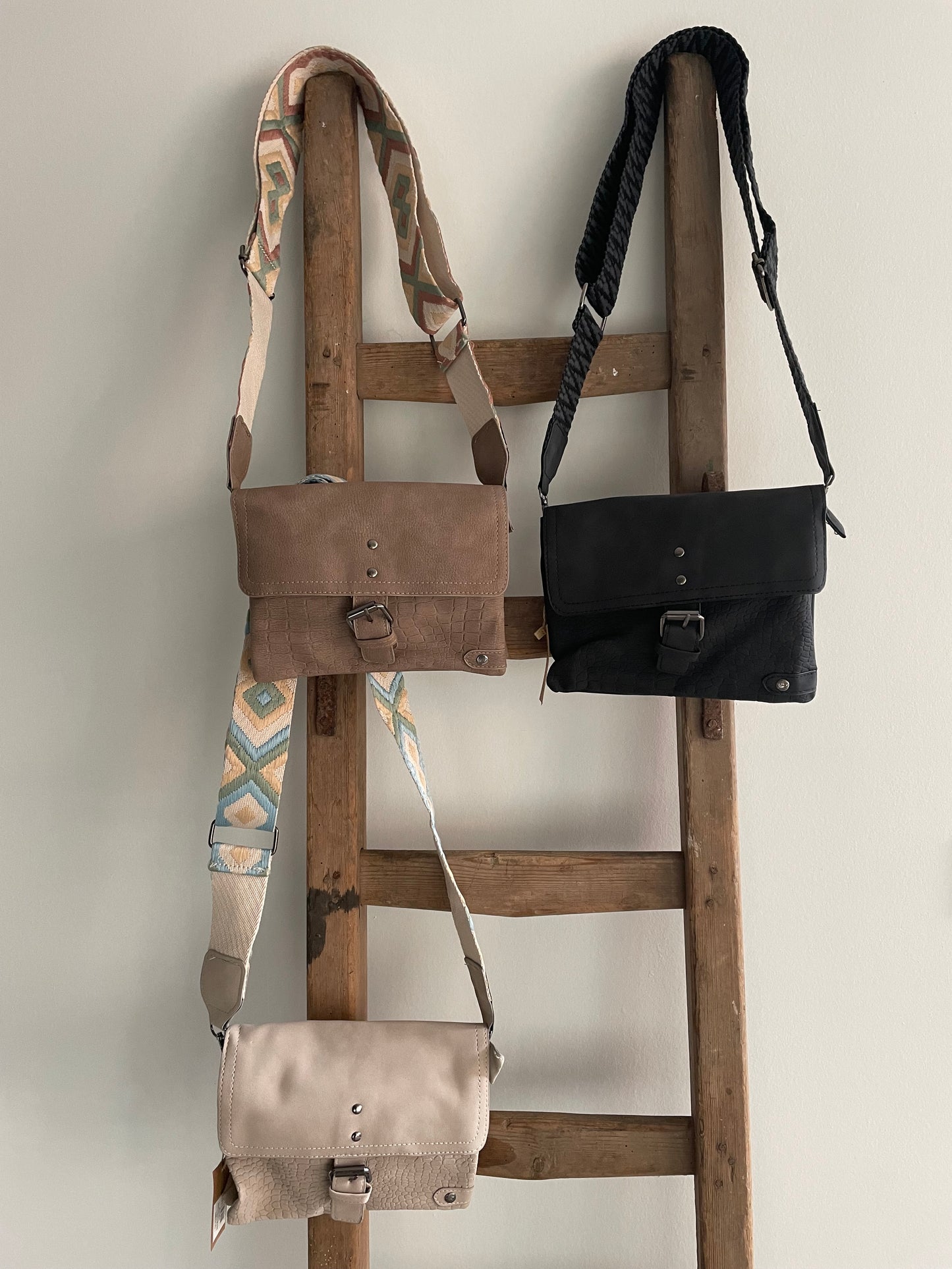 I'm Dutch schoudertasje taupe New Colorado