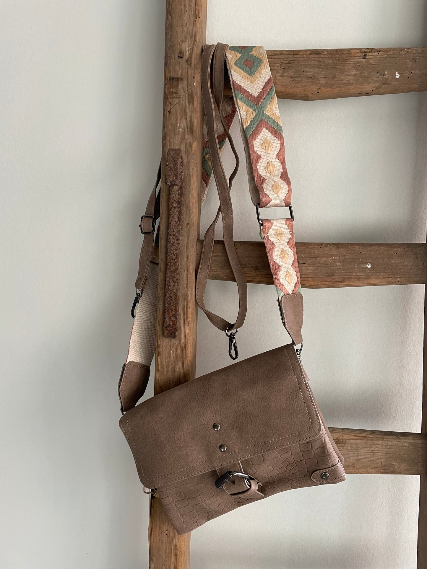 I'm Dutch schoudertasje taupe New Colorado