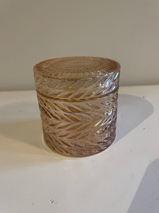 Glazen potje met deksel - Zand