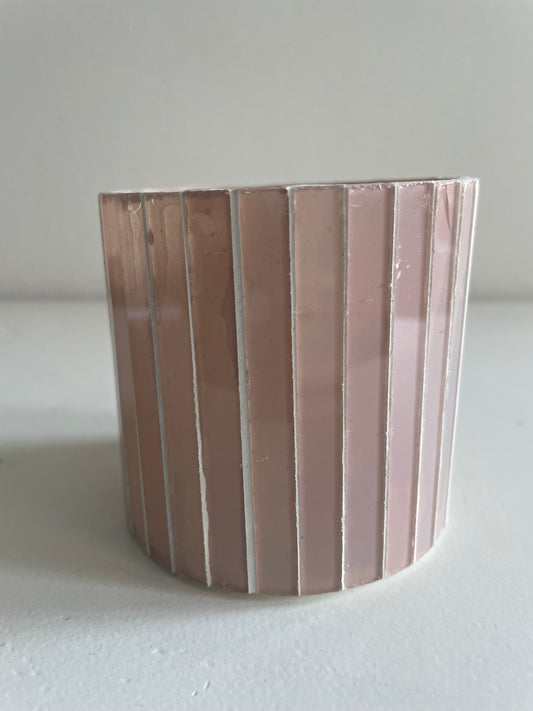 Waxinelichtje poederroze