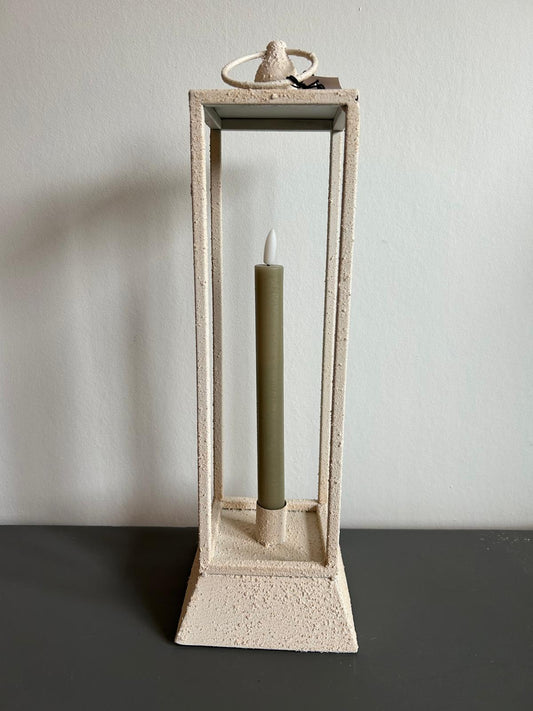 windlicht van metaal