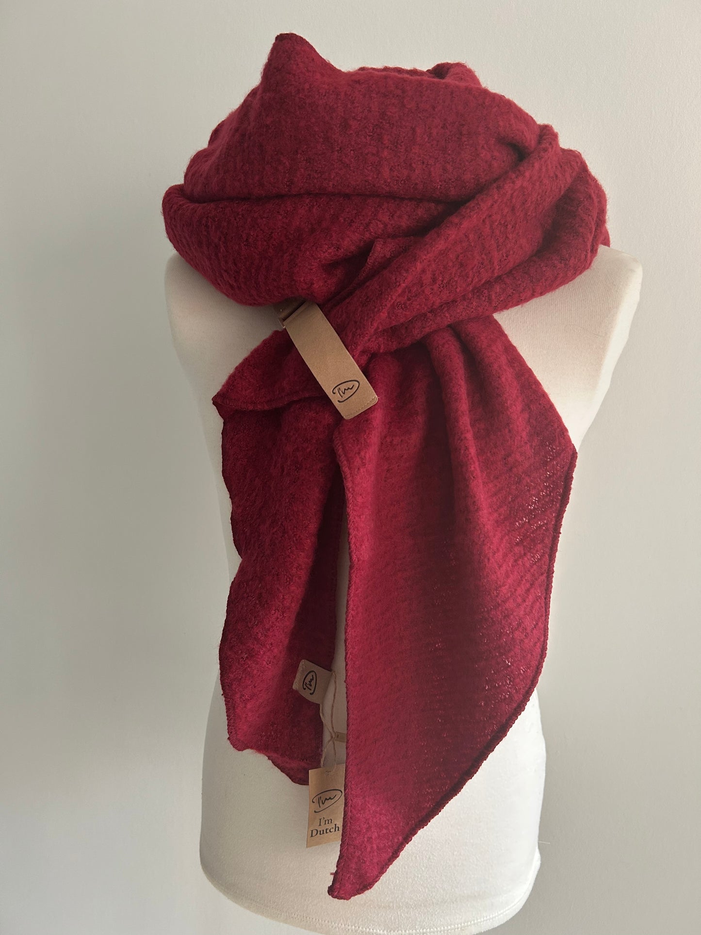 Sjaal bordeaux